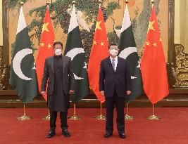 CHINA-BEIJING-XI JINPING-PAKISTANI PRIME MINISTER-MEETING (CN)