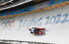(BEIJING2022)CHINA-BEIJING-YANQING-OLYMPIC WINTER GAMES-LUGE-MEN'S SINGLES (CN)