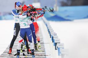 (BEIJING2022)CHINA-ZHANGJIAKOU-OLYMPIC WINTER GAMES-BIATHLON-MIXED RELAY (CN)