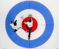 (BEIJING2022)CHINA-BEIJING-WINTER OLYMPIC GAMES-CURLING-MIXED DOUBLES-CHINA VS NORWAY (CN)