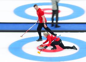 (BEIJING2022)CHINA-BEIJING-WINTER OLYMPIC GAMES-CURLING-MIXED DOUBLES-CHINA VS NORWAY (CN)