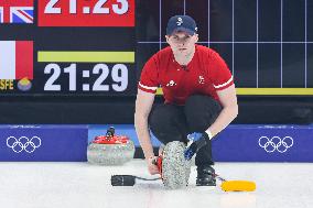 (BEIJING2022)CHINA-BEIJING-WINTER OLYMPIC GAMES-CURLING-MIXED DOUBLES-ITALY VS BRITAIN (CN)