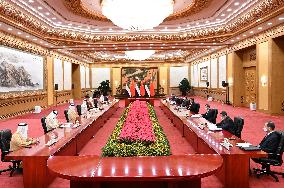 CHINA-BEIJING-XI JINPING-UAE-ABU DHABI-CROWN PRINCE-MEETING (CN)