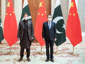 CHINA-BEIJING-LI KEQIANG-PAKISTANI PM-MEETING (CN)