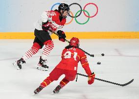 (BEIJING2022)CHINA-BEIJING-OLYMPIC WINTER GAMES-ICE HOCKEY-WOMEN'S PRELIMINARY-CHINA VS JAPAN