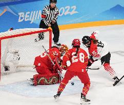 (BEIJING2022)CHINA-BEIJING-OLYMPIC WINTER GAMES-ICE HOCKEY-WOMEN'S PRELIMINARY-CHINA VS JAPAN (CN)