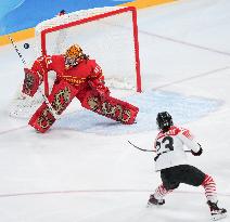 (BEIJING2022)CHINA-BEIJING-OLYMPIC WINTER GAMES-ICE HOCKEY-WOMEN'S PRELIMINARY-CHINA VS JAPAN