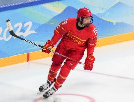 (BEIJING2022)CHINA-BEIJING-OLYMPIC WINTER GAMES-ICE HOCKEY-WOMEN'S PRELIMINARY-CHINA VS JAPAN