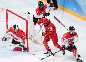 (BEIJING2022)CHINA-BEIJING-OLYMPIC WINTER GAMES-ICE HOCKEY-WOMEN'S PRELIMINARY-CHINA VS JAPAN