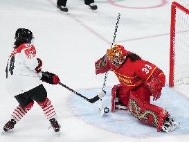 (BEIJING2022)CHINA-BEIJING-OLYMPIC WINTER GAMES-ICE HOCKEY-WOMEN'S PRELIMINARY-CHINA VS JAPAN