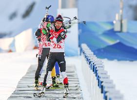 (BEIJING2022)CHINA-ZHANGJIAKOU-OLYMPIC WINTER GAMES-BIATHLON-MIXED RELAY