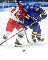 (BEIJING2022)CHINA-BEIJING-OLYMPIC WINTER GAMES-ICE HOCKEY-WOMEN'S PRELIMINARY-CZE VS SWE (CN)