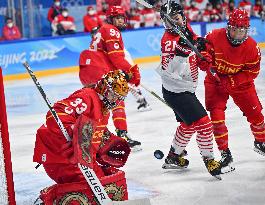 (BEIJING2022)CHINA-BEIJING-OLYMPIC WINTER GAMES-ICE HOCKEY-WOMEN'S PRELIMINARY-CHINA VS JAPAN