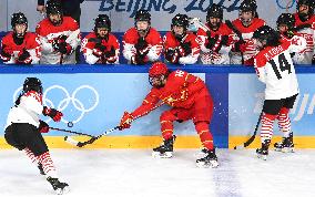 (BEIJING2022)CHINA-BEIJING-OLYMPIC WINTER GAMES-ICE HOCKEY-WOMEN'S PRELIMINARY-CHINA VS JAPAN