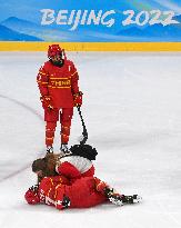 (BEIJING2022)CHINA-BEIJING-OLYMPIC WINTER GAMES-ICE HOCKEY-WOMEN'S PRELIMINARY-CHINA VS JAPAN