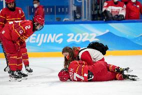 (BEIJING2022)CHINA-BEIJING-OLYMPIC WINTER GAMES-ICE HOCKEY-WOMEN'S PRELIMINARY-CHINA VS JAPAN