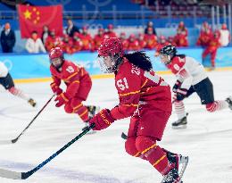 (BEIJING2022)CHINA-BEIJING-OLYMPIC WINTER GAMES-ICE HOCKEY-WOMEN'S PRELIMINARY-CHINA VS JAPAN