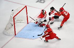 (BEIJING2022)CHINA-BEIJING-OLYMPIC WINTER GAMES-ICE HOCKEY-WOMEN'S PRELIMINARY-CHINA VS JAPAN