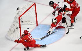 (BEIJING2022)CHINA-BEIJING-OLYMPIC WINTER GAMES-ICE HOCKEY-WOMEN'S PRELIMINARY-CHINA VS JAPAN