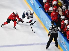(BEIJING2022)CHINA-BEIJING-OLYMPIC WINTER GAMES-ICE HOCKEY-WOMEN'S PRELIMINARY-U.S VS SWITZERLAND