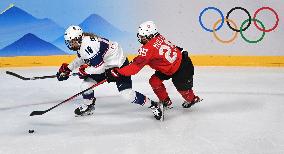 (BEIJING2022)CHINA-BEIJING-OLYMPIC WINTER GAMES-ICE HOCKEY-WOMEN'S PRELIMINARY-U.S VS SWITZERLAND