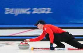 (BEIJING2022)CHINA-BEIJING-WINTER OLYMPIC GAMES-CURLING-MIXED DOUBLES-CHINA VS GREAT BRITAIN (CN)