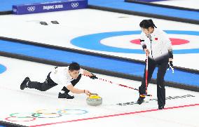 (BEIJING2022)CHINA-BEIJING-WINTER OLYMPIC GAMES-CURLING-MIXED DOUBLES-CHINA VS BRITAIN (CN)