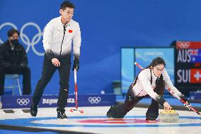 (BEIJING2022)CHINA-BEIJING-WINTER OLYMPIC GAMES-CURLING-MIXED DOUBLES (CN)