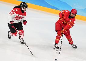 (BEIJING2022)CHINA-BEIJING-OLYMPIC WINTER GAMES-ICE HOCKEY-WOMEN'S PRELIMINARY-CHINA VS JAPAN