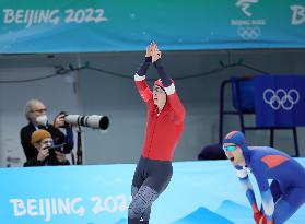 (BEIJING2022)CHINA-BEIJING-OLYMPIC WINTER GAMES-SPEED SKATING-MEN'S 5,000M-FINAL (CN)