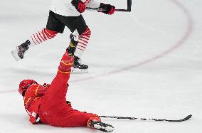 (XHTP)(BEIJING2022)CHINA-BEIJING-OLYMPIC WINTER GAMES-ICE HOCKEY-WOMEN'S PRELIMINARY-CHINA VS JAPAN