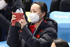 Peng Shuai at Beijing Olympic figure skating competition venue