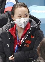 Peng Shuai at Beijing Olympic figure skating competition venue