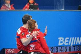 (BEIJING2022)CHINA-BEIJING-WINTER OLYMPIC GAMES-CURLING-MIXED DOUBLES-CHINA VS CZECH REPUBLIC (CN)