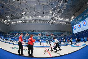 (BEIJING2022)CHINA-BEIJING-WINTER OLYMPIC GAMES-CURLING-MIXED DOUBLES-CHINA VS CZECH REPUBLIC (CN)