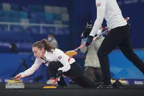 (BEIJING2022)CHINA-BEIJING-WINTER OLYMPIC GAMES-CURLING-MIXED DOUBLES-BRITAIN VS U.S (CN)