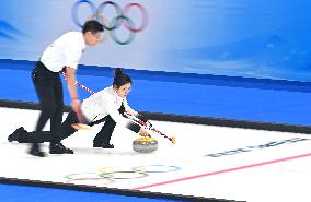 (BEIJING2022)CHINA-BEIJING-WINTER OLYMPIC GAMES-CURLING-MIXED DOUBLES-CHINA VS CZECH REPUBLIC (CN)