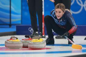 (BEIJING2022)CHINA-BEIJING-WINTER OLYMPIC GAMES-CURLING-MIXED DOUBLES-BRITAIN VS U.S (CN)