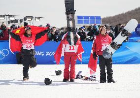 (BEIJING2022)CHINA-ZHANGJIAKOU-OLYMPIC WINTER GAMES-SNOWBOARD-SLOPESTYLE-FINAL (CN)