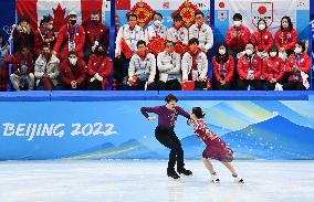 (BEIJING2022)CHINA-BEIJING-WINTER OLYMPIC GAMES-FIGURE SKATING-TEAM EVENT-ICE DANCE-FREE DANCE (CN)