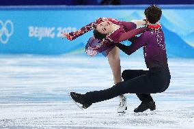 (BEIJING2022)CHINA-BEIJING-WINTER OLYMPIC GAMES-FIGURE SKATING-TEAM EVENT-ICE DANCE-FREE DANCE (CN)