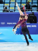 (BEIJING2022)CHINA-BEIJING-WINTER OLYMPIC GAMES-FIGURE SKATING-TEAM EVENT-ICE DANCE-FREE DANCE (CN)