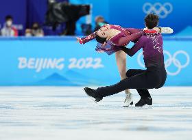 (BEIJING2022)CHINA-BEIJING-WINTER OLYMPIC GAMES-FIGURE SKATING-TEAM EVENT-ICE DANCE-FREE DANCE (CN)