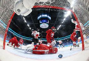 (BEIJING2022)CHINA-BEIJING-OLYMPIC WINTER GAMES-ICE HOCKEY-WOMEN'S PRELIMINARY-ROC VS CANADA(CN)