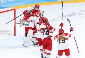 (BEIJING2022)CHINA-BEIJING-OLYMPIC WINTER GAMES-ICE HOCKEY-WOMEN'S PRELIMINARY-DENMARK VS CZECH REPUBLIC(CN)