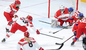 (BEIJING2022)CHINA-BEIJING-OLYMPIC WINTER GAMES-ICE HOCKEY-WOMEN'S PRELIMINARY-DENMARK VS CZECH REPUBLIC(CN)