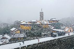 CHINA-JIANGSU-NANJING-SNOW (CN)