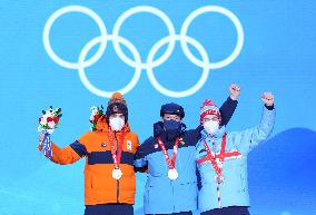 (BEIJING2022)CHINA-BEIJING-OLYMPIC WINTER GAMES-SPEED SKATING-MEN'S 5,000M-AWARDING CEREMONY (CN)