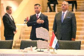 LEBANON-IRAQ-ANCIENT ARTIFACTS-HANDOVER