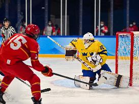 (BEIJING2022)CHINA-BEIJING-OLYMPIC WINTER GAMES-ICE HOCKEY-WOMEN'S PRELIMINARY-CHINA VS SWEDEN (CN)